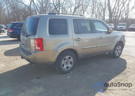 2009 Honda Pilot Ex из США, поврежденный, VIN 5FNYF48409B000739